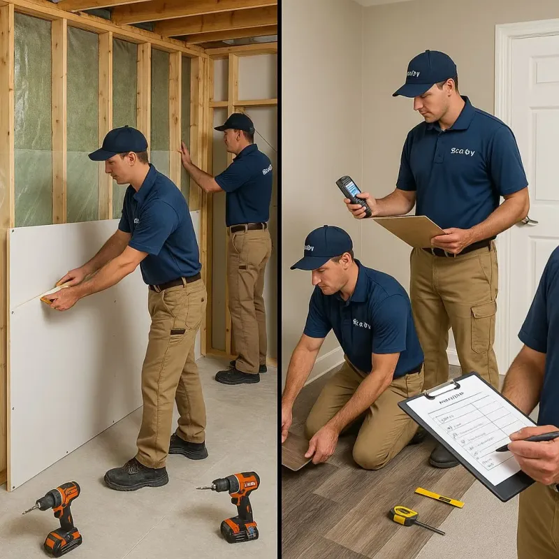 Repairs and Reconstruction process in Muncy, PA